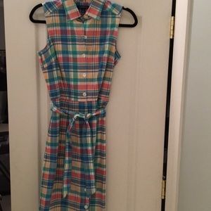 Lands end plaid dress